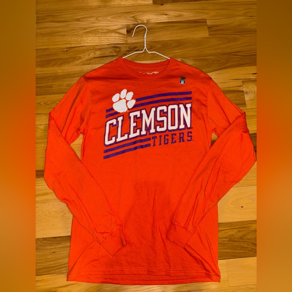 NWT Clemson Tigers Orange Long Sleeve Tee